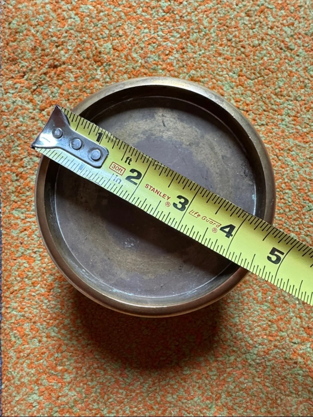 Vintage Crate and Barrel Solid Brass Candle Holder